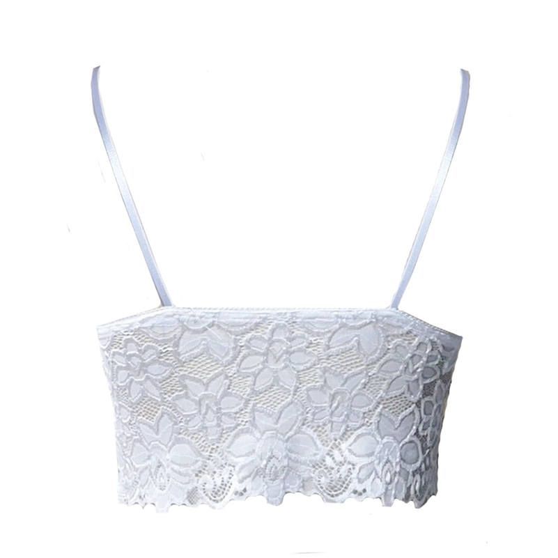 Women's Elegant Floral Lace Cami Bralette - Image 3