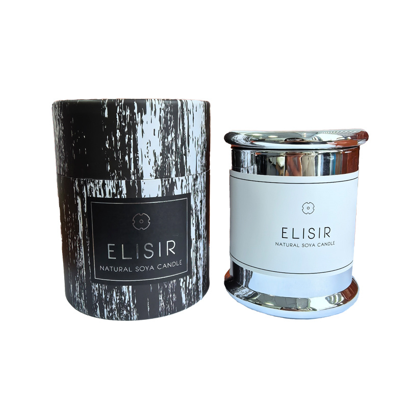 ELISIR Premium Soy Wax Candle 255g, Natural Soya Aromatherapy Candle For Home Relaxation And Home Refreshment - Image 4